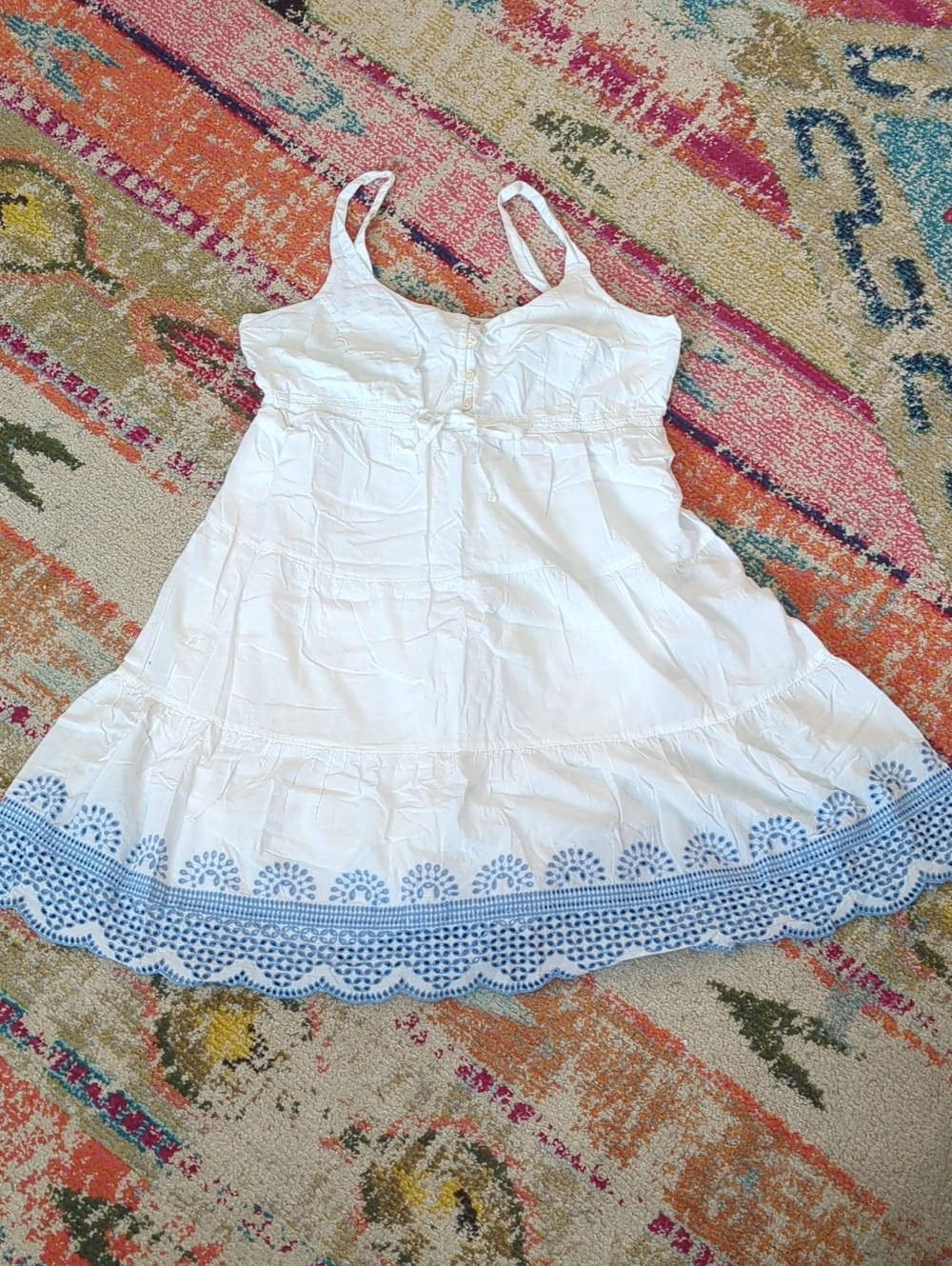 Seraphine White Smocked Sundress (Maternity)
